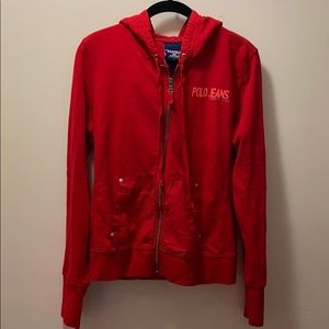 Polo Ralph Lauren Jeans Red Hoodie